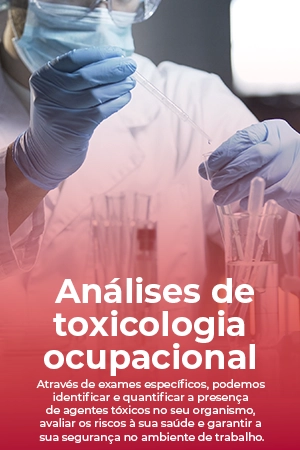 Análise de toxicologia ocupacional